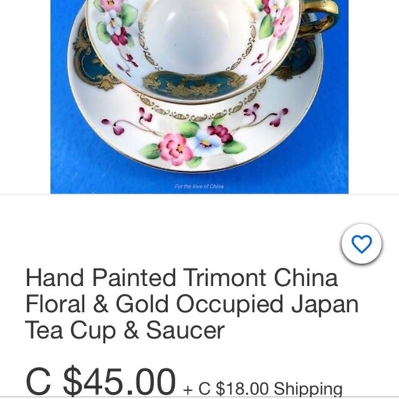 Trimont China - Tea Cup Set - Picture 8 of 8
